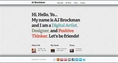Desktop Screenshot of ajbrockman.com